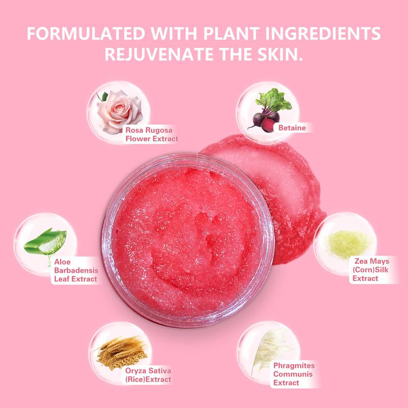 Glow Exfoliator-Sugar Facial Scrub for Smoother|Body Scrub,Clowing Skin|Body Exfoliation Newly Upgraded Glow Recipe