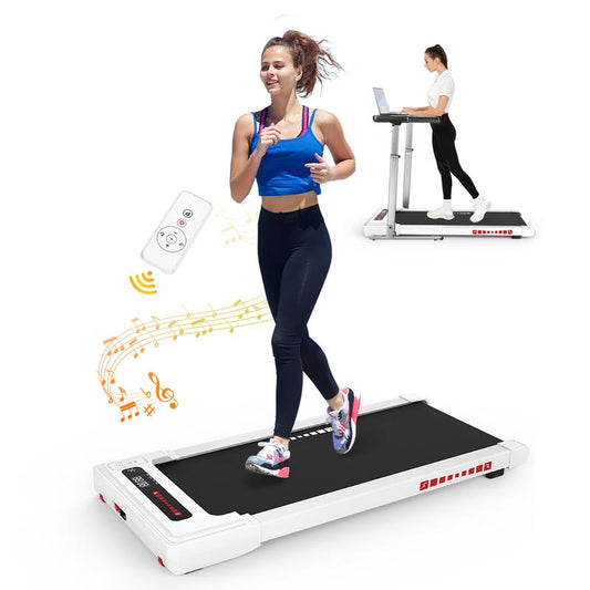 ZENROUS under Desk Treadmill, Walking Pad 2 in 1 for Home/Office, Portable Walking Pad Treadmill with Remote Control, LED Display