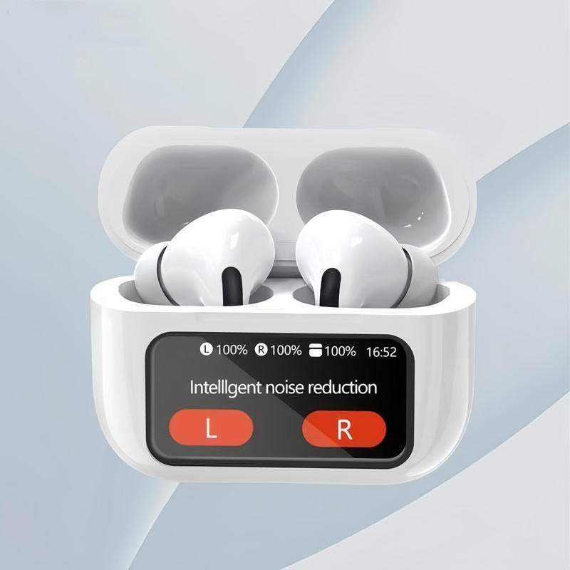 In-Ear Design Wireless Earphone, Noise Cancelling Earbuds with Touch Screen Charging Case, TWS Bluetooth-Compatible Earbuds for Iphone Android Audio Headphones