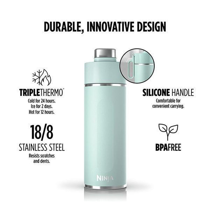 Ninja Thirsti 24Oz. Travel Bottle - Stainless Steel Water Bottle