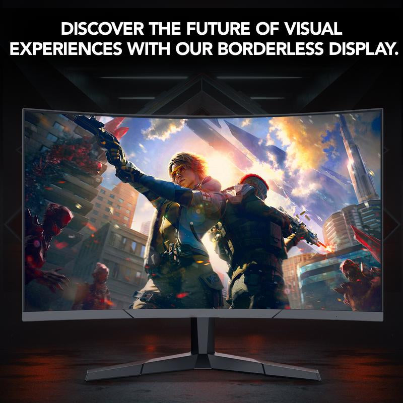 27-Inch 2K QHD Curved Gaming Monitor- 144Hz Refresh Rate, 1Ms Response, 100% Srgb, Adaptive-Sync, Hdmi/Displayport