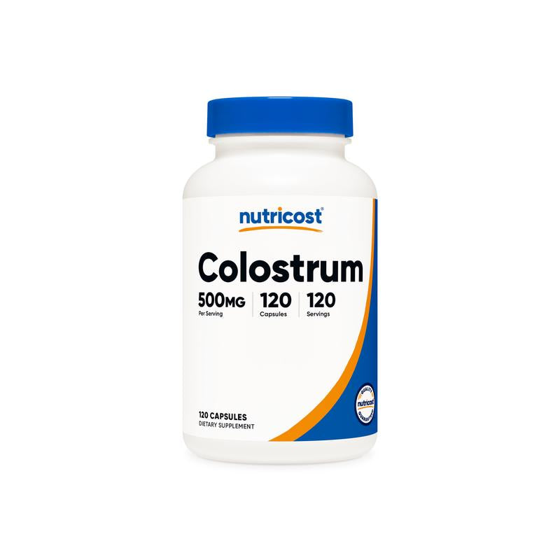 Nutricost Colostrum 500Mg | 120 Capsules | Gluten Free & Non-Gmo Healthcare Edible