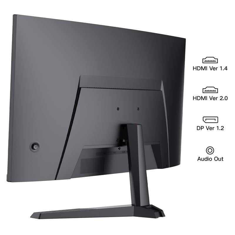 27-Inch 2K QHD Curved Gaming Monitor- 144Hz Refresh Rate, 1Ms Response, 100% Srgb, Adaptive-Sync, Hdmi/Displayport