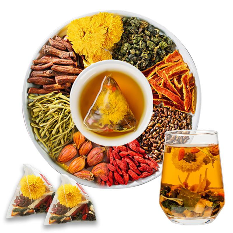 Goji Berry Chrysanthemum Tea -10 Excellent Raw Material Formulas ，15Bag，Clear Liver and Improve Eyesight，Limited Time Offer