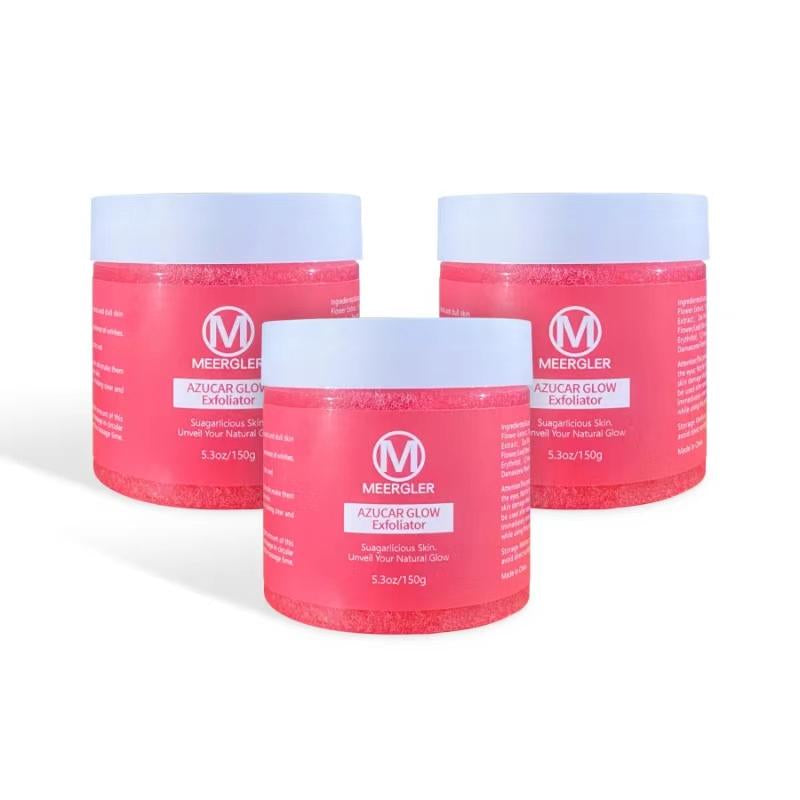 Glow Exfoliator-Sugar Facial Scrub for Smoother|Body Scrub,Clowing Skin|Body Exfoliation Newly Upgraded Glow Recipe