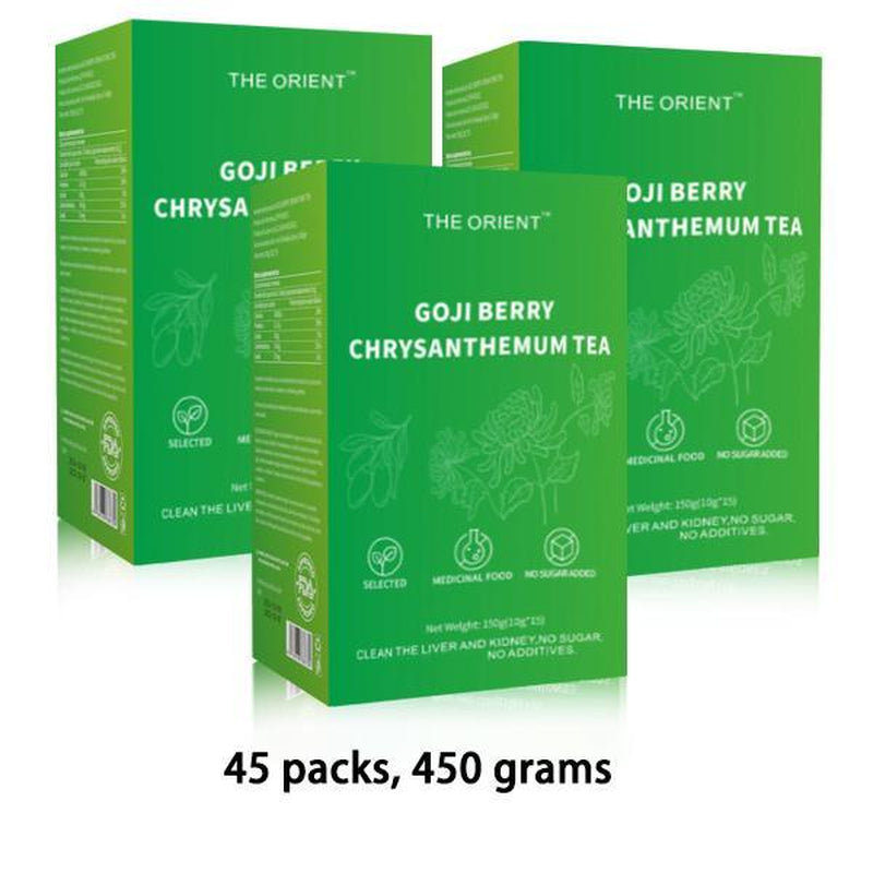 Goji Berry Chrysanthemum Tea -10 Excellent Raw Material Formulas ，15Bag，Clear Liver and Improve Eyesight，Limited Time Offer